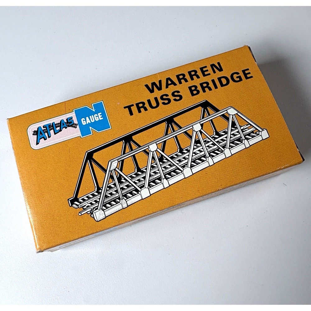 Vintage Atlas N Scale 2546 Warren Truss Bridge New Old Stock NIB Scale 1:160